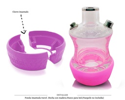 [124.74977] FUNDA TRAVEL CON HUECO PARA LED ROSA